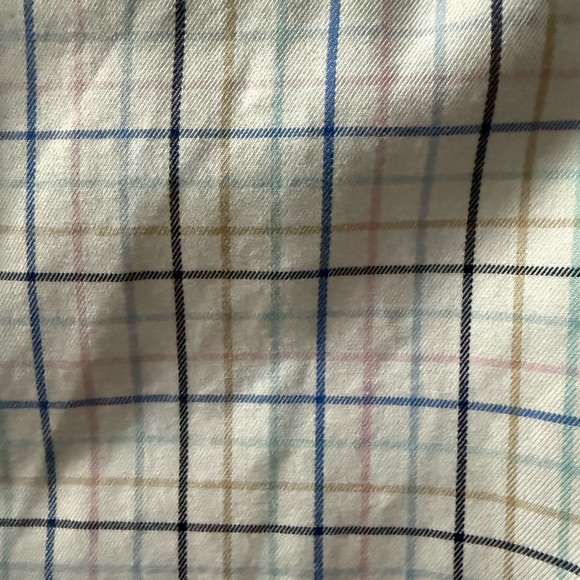 Peter Millar Nanoluxe Easy Care Button Up Long Sleeve Shirt Size Medium - Picture 2 of 4